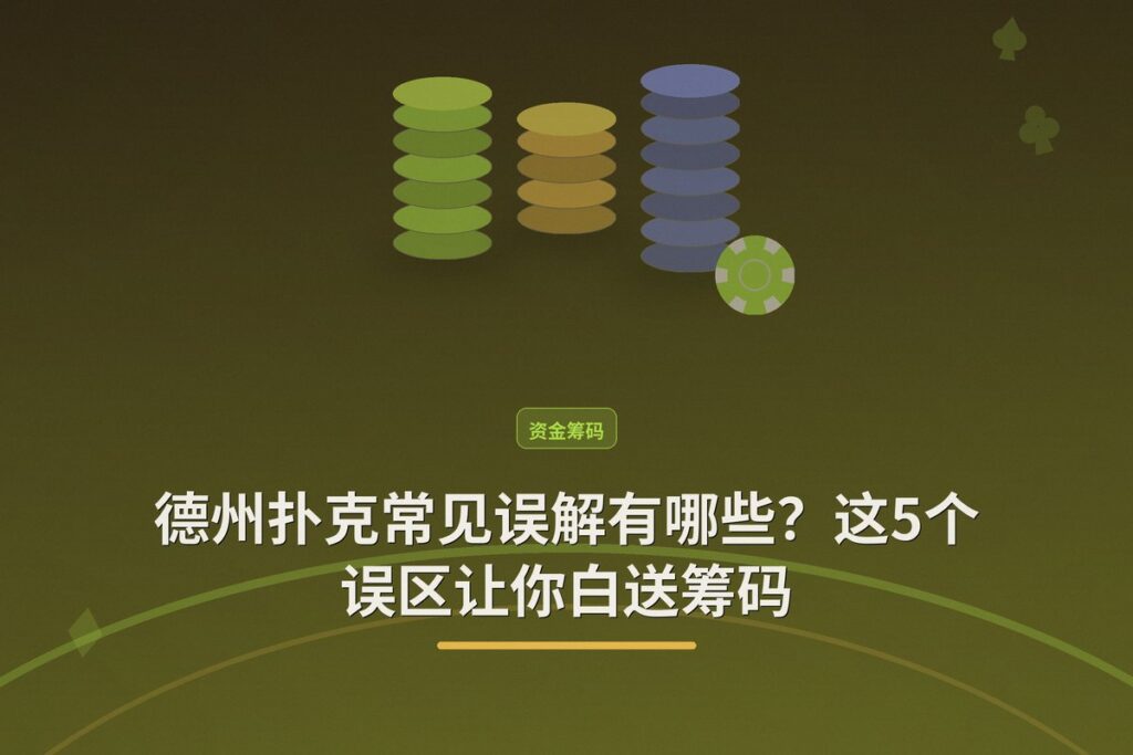 德州扑克常见误解有哪些 - 德州扑克常见误解有哪些？这5个误区让你白送筹码