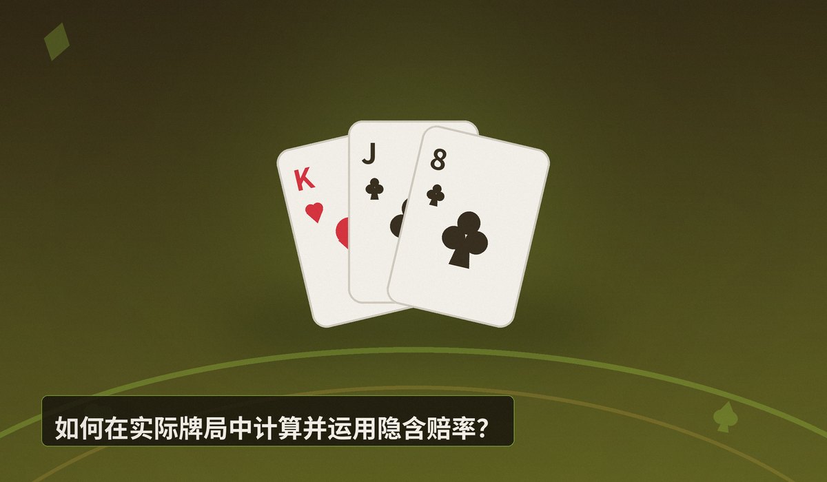德州扑克隐含赔率计算 - 德州扑克隐含赔率计算:如何精准估算听牌的长期价值?