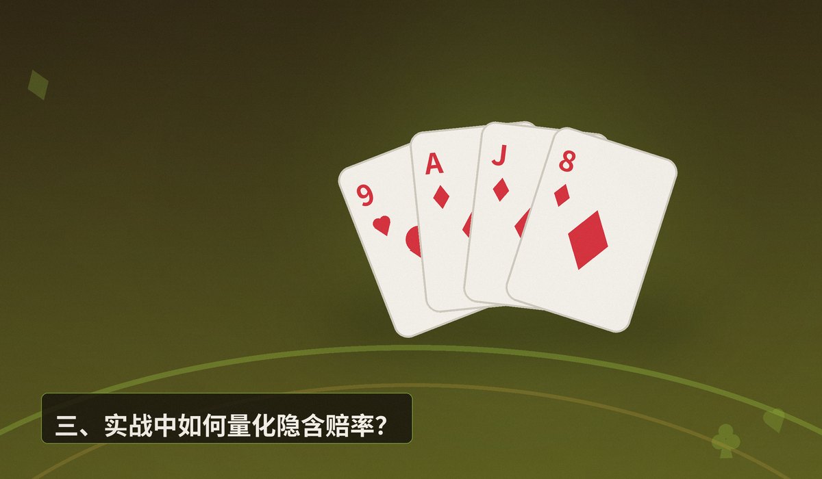 什么是隐含赔率 - 【德扑数学】什么是隐含赔率？如何用它优化听牌跟注决策？