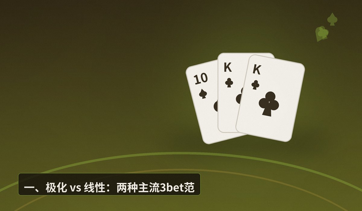 翻前3bet范围怎么构建 - 翻前3bet范围怎么构建？从极化到线性，一步步搭建你的再加注策略