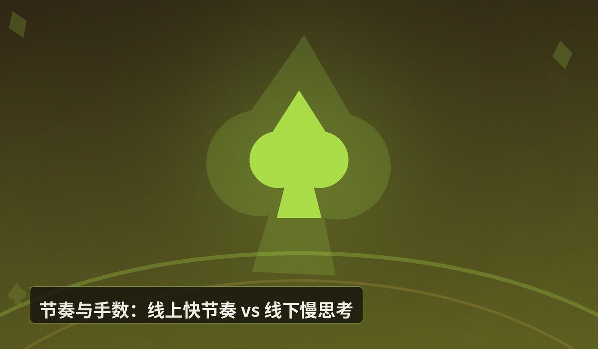 线上德州扑克和线下有什么区别 - 线上德州扑克和线下有什么区别？从节奏到读人的全面拆解